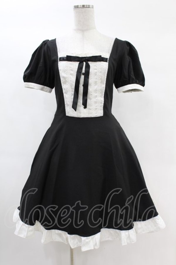 画像1: DARK IN LOVE / Magic doll black white rebel dress M ブラック×ホワイト H-25-02-24-1028-PU-OP-KB-ZH (1)