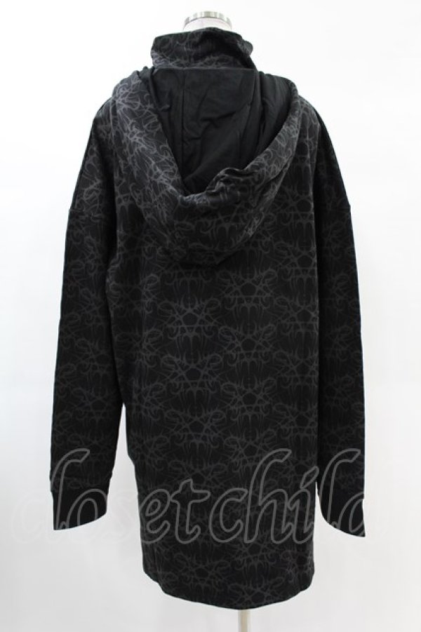 画像2: KILL STAR / Cyborg Cell Oversized Hoodie L ブラック H-25-02-24-1039-SL-TO-KB-ZH (2)