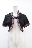 画像1: DARK IN LOVE / Gothic lolita pink plaid cat ear hoody cape S ブラック×ピンク H-25-02-24-1041-PU-TO-KB-ZH (1)