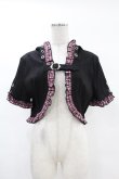 画像1: DARK IN LOVE / Gothic lolita pink plaid cat ear hoody cape XL ブラック×ピンク H-25-02-24-1043-PU-TO-KB-ZH (1)