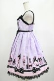 画像2: Angelic Pretty / Fantasic Dollyハイウエストジャンパースカート Free ラベンダー H-25-02-24-001-AP-OP-NS-ZH (2)