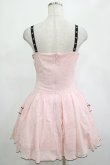 画像3: DARK IN LOVE / Pink doll moon strap dress S ピンク H-25-02-25-026-PU-OP-KB-ZH (3)