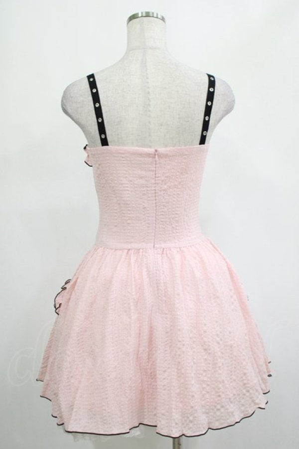 画像3: DARK IN LOVE / Pink doll moon strap dress XS ピンク H-25-02-25-030-PU-OP-KB-ZH (3)