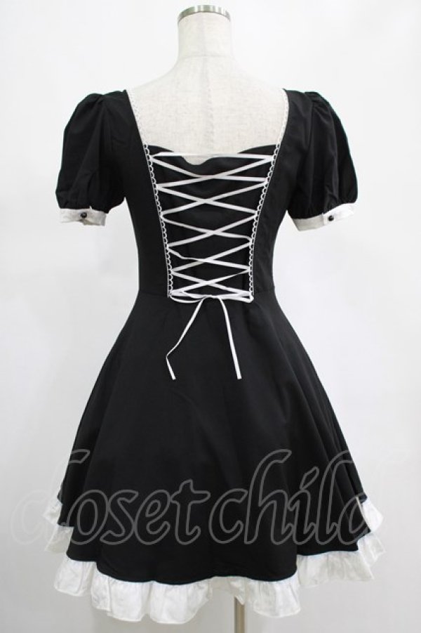 画像3: DARK IN LOVE / Magic doll black white rebel dress XS ブラック H-25-02-25-004-PU-OP-KB-ZH (3)