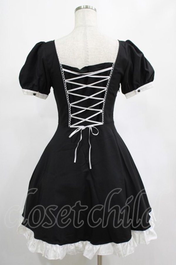 画像3: DARK IN LOVE / Magic doll black white rebel dress XS ブラック H-25-02-25-005-PU-OP-KB-ZH (3)