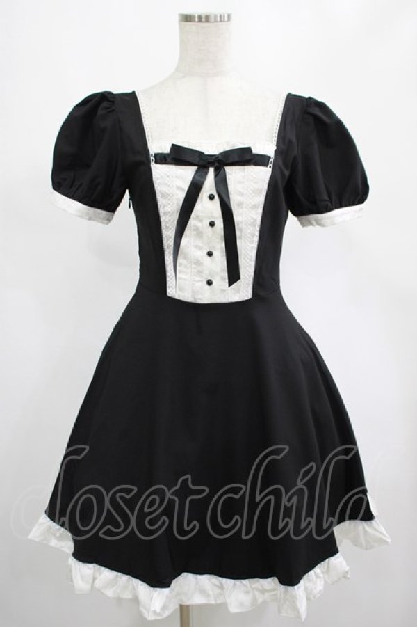 画像1: DARK IN LOVE / Magic doll black white rebel dress XS ブラック H-25-02-25-007-PU-OP-KB-ZH (1)