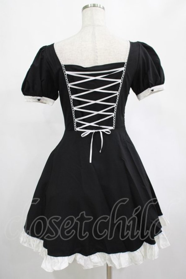 画像3: DARK IN LOVE / Magic doll black white rebel dress XS ブラック H-25-02-25-007-PU-OP-KB-ZH (3)