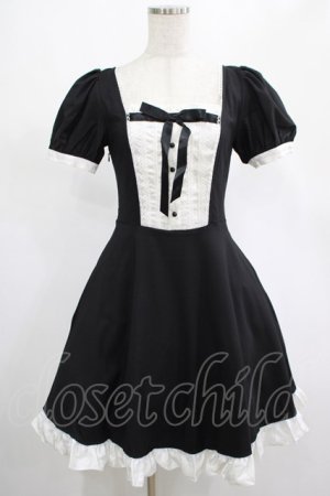 画像: DARK IN LOVE / Magic doll black white rebel dress XS ブラック H-25-02-25-009-PU-OP-KB-ZH