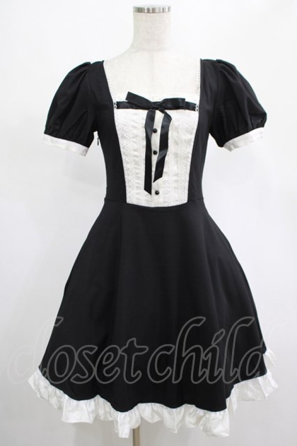 画像1: DARK IN LOVE / Magic doll black white rebel dress XS ブラック H-25-02-25-009-PU-OP-KB-ZH (1)