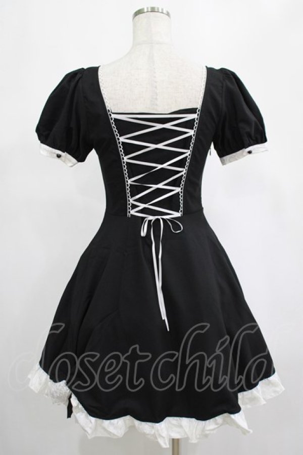 画像3: DARK IN LOVE / Magic doll black white rebel dress XS ブラック H-25-02-25-009-PU-OP-KB-ZH (3)