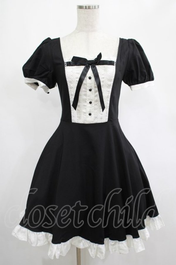 画像1: DARK IN LOVE / Magic doll black white rebel dress XS ブラック H-25-02-25-002-PU-OP-KB-ZH (1)