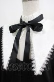 画像4: DARK IN LOVE / Gothic lolita black and white bow neck dress L ブラック H-25-02-25-015-PU-OP-KB-ZY (4)