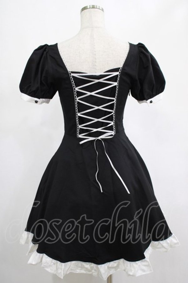 画像3: DARK IN LOVE / Magic doll black white rebel dress XS ブラック H-25-02-25-002-PU-OP-KB-ZH (3)