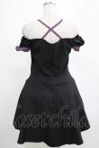 画像3: DARK IN LOVE / Harajuku purple cross sweet cool rebel dress M ブラック H-25-02-25-018-PU-OP-KB-ZH (3)