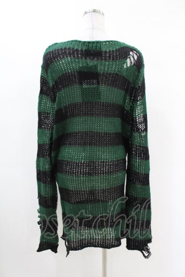 画像2: KILL STAR / Absinthe Knit Sweater S グリーン H-25-02-28-1010-SL-TO-KB-ZH (2)