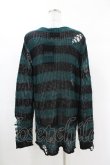 画像2: KILL STAR / Sea Punk Knit Sweater S ブルーグリーン H-25-02-28-1022-SL-TO-KB-ZH (2)