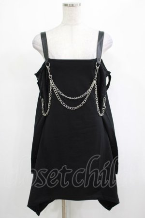 画像: KILL STAR / Pleasure & Chain Dress S 黒 H-25-03-01-014-SL-OP-KB-ZH