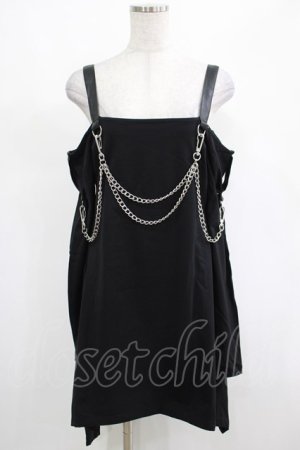 画像: KILL STAR / Pleasure & Chain Dress S 黒 H-25-03-01-016-SL-OP-KB-ZH