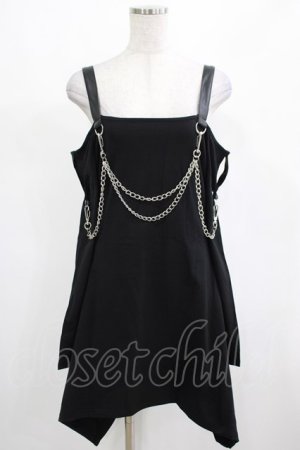 画像: KILL STAR / Pleasure & Chain Dress S 黒 H-25-03-01-018-SL-OP-KB-ZH