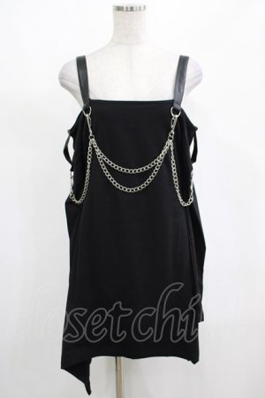 画像: KILL STAR / Pleasure & Chain Dress S 黒 H-25-03-01-022-SL-OP-KB-ZH