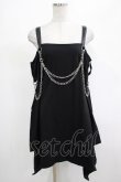 画像1: KILL STAR / Pleasure & Chain Dress M ブラック H-25-03-01-026-SL-OP-KB-ZH (1)