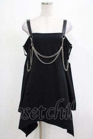 画像: KILL STAR / Pleasure & Chain Dress M ブラック H-25-03-01-028-SL-OP-KB-ZH