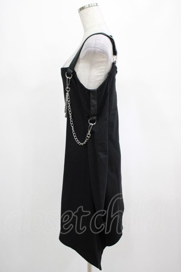 画像2: KILL STAR / Pleasure & Chain Dress M ブラック H-25-03-01-030-SL-OP-KB-ZH (2)