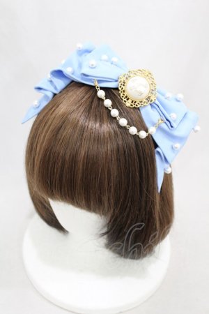 画像: Angelic Pretty / きまぐれDolly Ribbonカチューシャ  サックス H-25-03-02-1005-AP-AC-NS-ZH