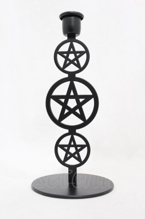 画像1: KILL STAR / Pentagram Candlestick   H-25-03-05-001-SL-ZA-KB-ZH (1)