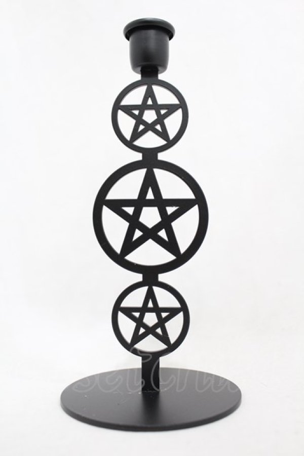 画像1: KILL STAR / Pentagram Candlestick   H-25-03-05-006-SL-ZA-KB-ZH (1)