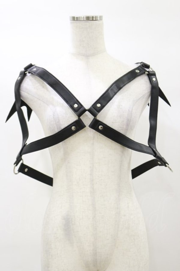 画像1: KILL STAR / Totally Bats Harness 3XL-4XL 黒 H-25-03-05-1048-SL-ZA-KB-ZH (1)