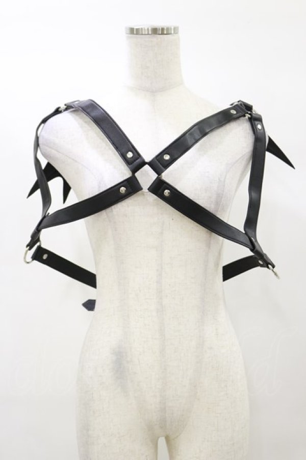 画像1: KILL STAR / Totally Bats Harness 3XL-4XL 黒 H-25-03-05-1050-SL-ZA-KB-ZH (1)