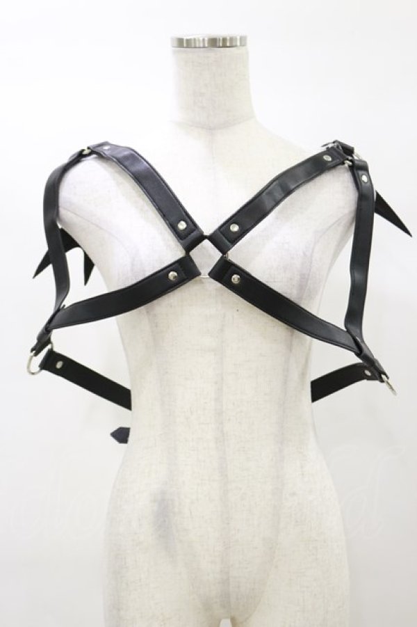 画像1: KILL STAR / Totally Bats Harness 3XL-4XL 黒 H-25-03-05-1054-SL-ZA-KB-ZH (1)