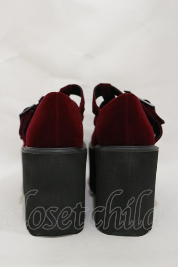 画像3: KILL STAR / Scarlet Mary Janes UK5(約24.0cm) ボルドー H-25-03-05-1004-SL-SH-KB-ZH (3)