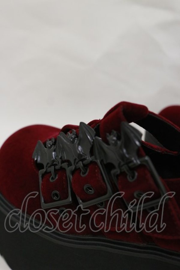 画像4: KILL STAR / Scarlet Mary Janes UK4(約23.5cm) ボルドー H-25-03-05-1013-SL-SH-KB-ZH (4)