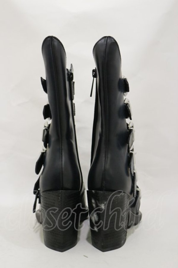 画像3: KILL STAR / 2 The Point Boots UK5(約24.0cm) 黒 H-25-03-05-1002-SL-SH-KB-ZH (3)