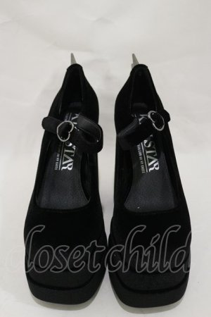 画像: KILL STAR / Basilisks Pumps UK3(約23.0cm) 黒 H-25-03-05-1019-SL-SH-KB-ZH