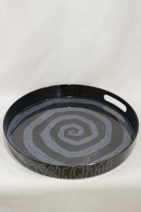 画像1: KILL STAR / Downward Spiral Serving Tray  黒 H-25-03-05-1032-SL-ZA-KB-ZH (1)