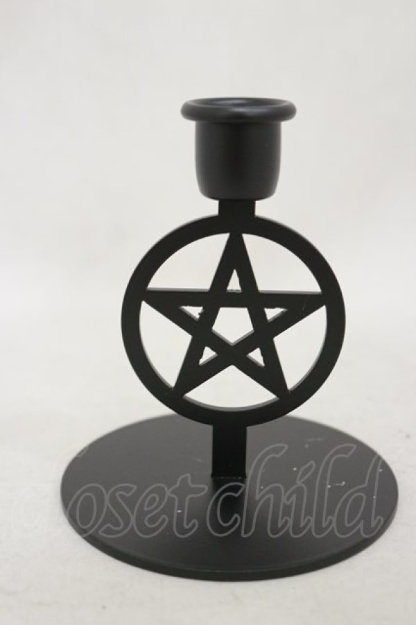 画像1: KILL STAR / Pentagram Candlestick【SMALL】   H-25-03-05-1040-SL-ZA-KB-ZH (1)