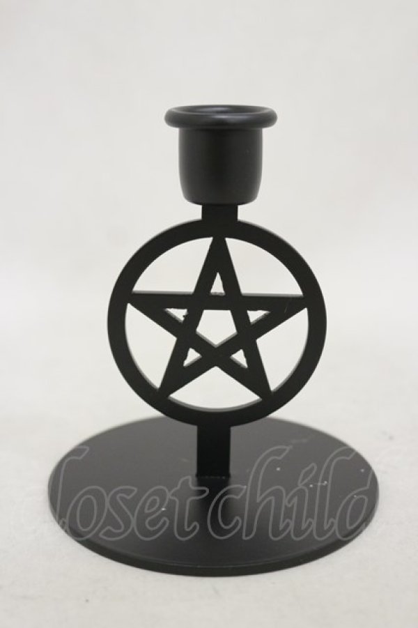 画像1: KILL STAR / Pentagram Candlestick【SMALL】   H-25-03-05-1041-SL-ZA-KB-ZH (1)