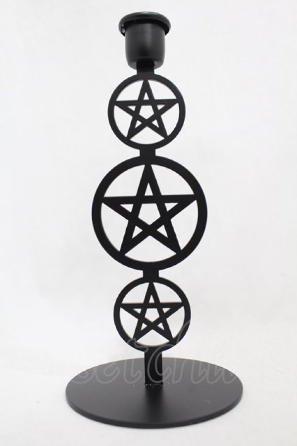 画像1: KILL STAR / Pentagram Candlestick   H-25-03-05-002-SL-ZA-KB-ZH (1)