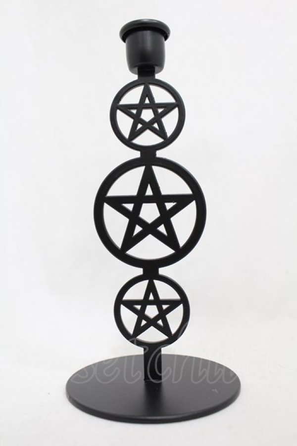 画像1: KILL STAR / Pentagram Candlestick   H-25-03-05-003-SL-ZA-KB-ZH (1)