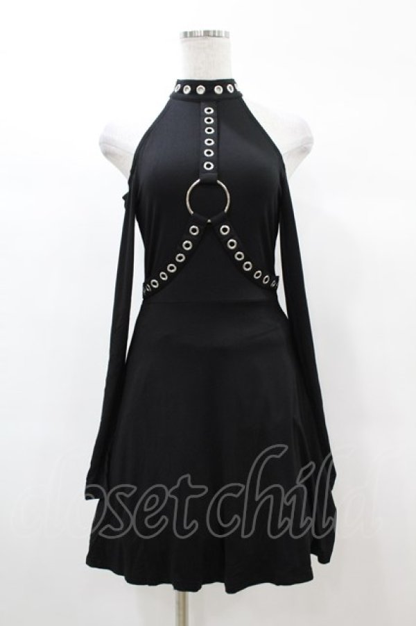 画像1: KILL STAR / HELTER LONG SLEEVE DRESS XS ブラック H-25-03-05-033-SL-OP-KB-ZH (1)