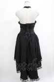 画像3: DARK IN LOVE / Black cross necktie striped prom high low dress M ブラック H-25-03-07-1010-PU-OP-KB-ZH (3)