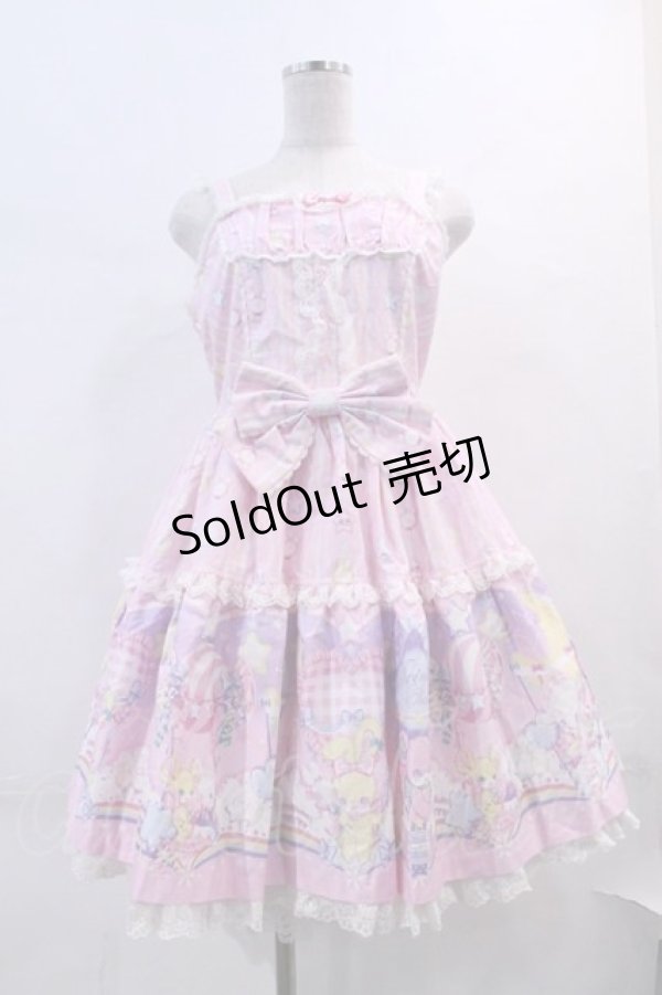 Angelic Pretty / Cotton Candy Shopティアードジャンパースカート ...