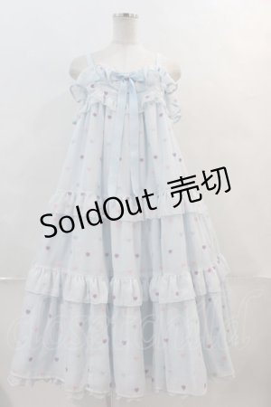 画像: Angelic Pretty / Candy Petit Heartジャンパースカート  サックス I-24-03-30-042-AP-OP-HD-ZI