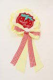 画像1: Angelic Pretty / Sweet Strawberryワッペンロゼッタブローチ  イエロー I-24-05-10-123-AP-ZA-HD-ZI (1)