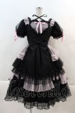 画像1: Angelic Pretty / トッピングハートワンピース  黒Ｘピンク I-24-05-26-026-AP-OP-HD-ZI (1)