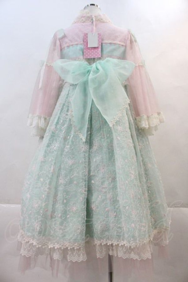 Angelic Pretty / 兎慶ぶ花宴ワンピース ミントＸピンク I-24-06-18-019-AP-OP-HD-ZI - closet  child オンラインショップ