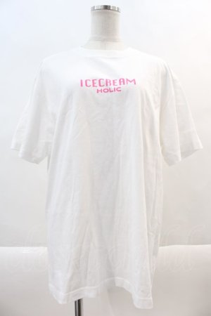 画像: Candy Stripper / ICE CREAM HOLIC TEE 2 オフホワイト I-24-07-20-022-PU-TS-HD-ZI